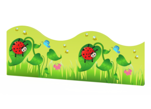 МФ 09-023 (Божьи коровки) Ограждение Лужайка