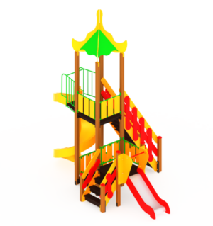 ДИК 36-006 Детский игровой комплекс "Азия" Н=2000
