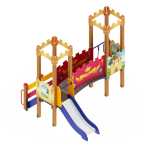 ДИК 02-1502 Детский игровой комплекс «Королевство» H=750