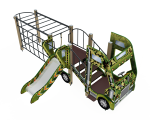 ДИК 05-1103 (Камуфляж) Детский игровой комплекс «Грузовичок» H=750