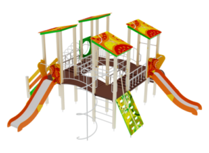 ДИК 24-405-ВНК (Этника) Детский игровой комплекс «Дворик детства» H=1200